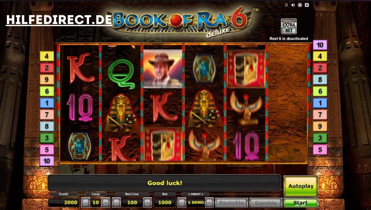 Pharao-Symbole in Reihe